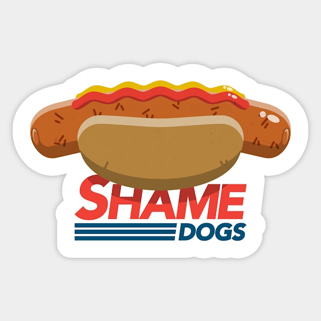 Shame Dogs Sticker by msharris22